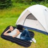Car Travel Bed Iatable Detachable Air Mattress Set With Pump For SUV Travel, Camping, Vacation Back Seat Blow-Up Sleeping Pad