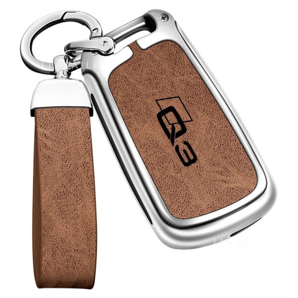 Zinc alloy car key case remote control protective cover is suitable for Audi Q3 customized logo full range car key covers