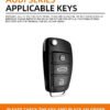 Zinc alloy car key case remote control protective cover is suitable for Audi Q3 customized logo full range car key covers